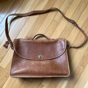 1980s Vintage Coach briefcase